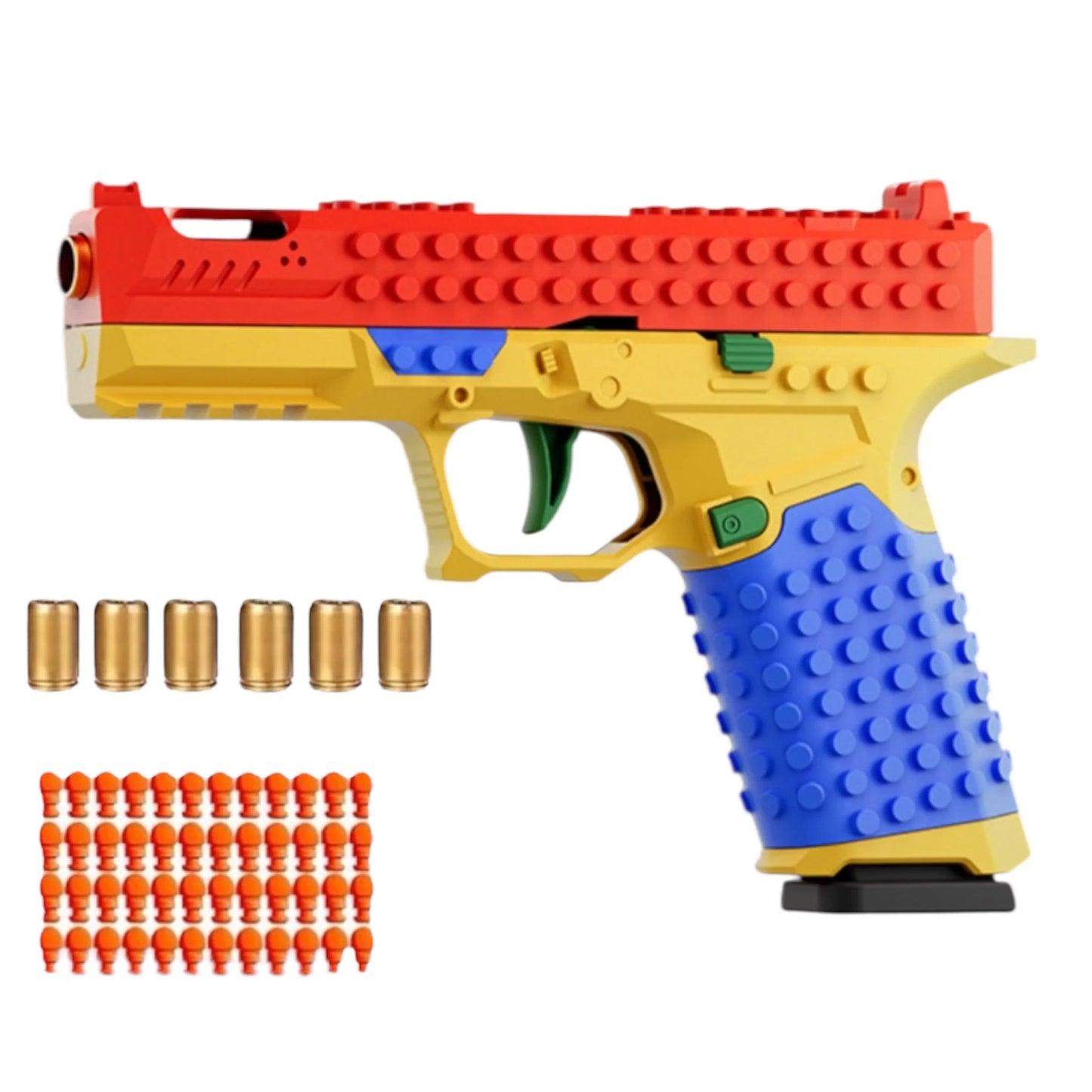 Block-17 Shell Ejecting Toy Pistol | Dart Blaster & Cosplay Prop