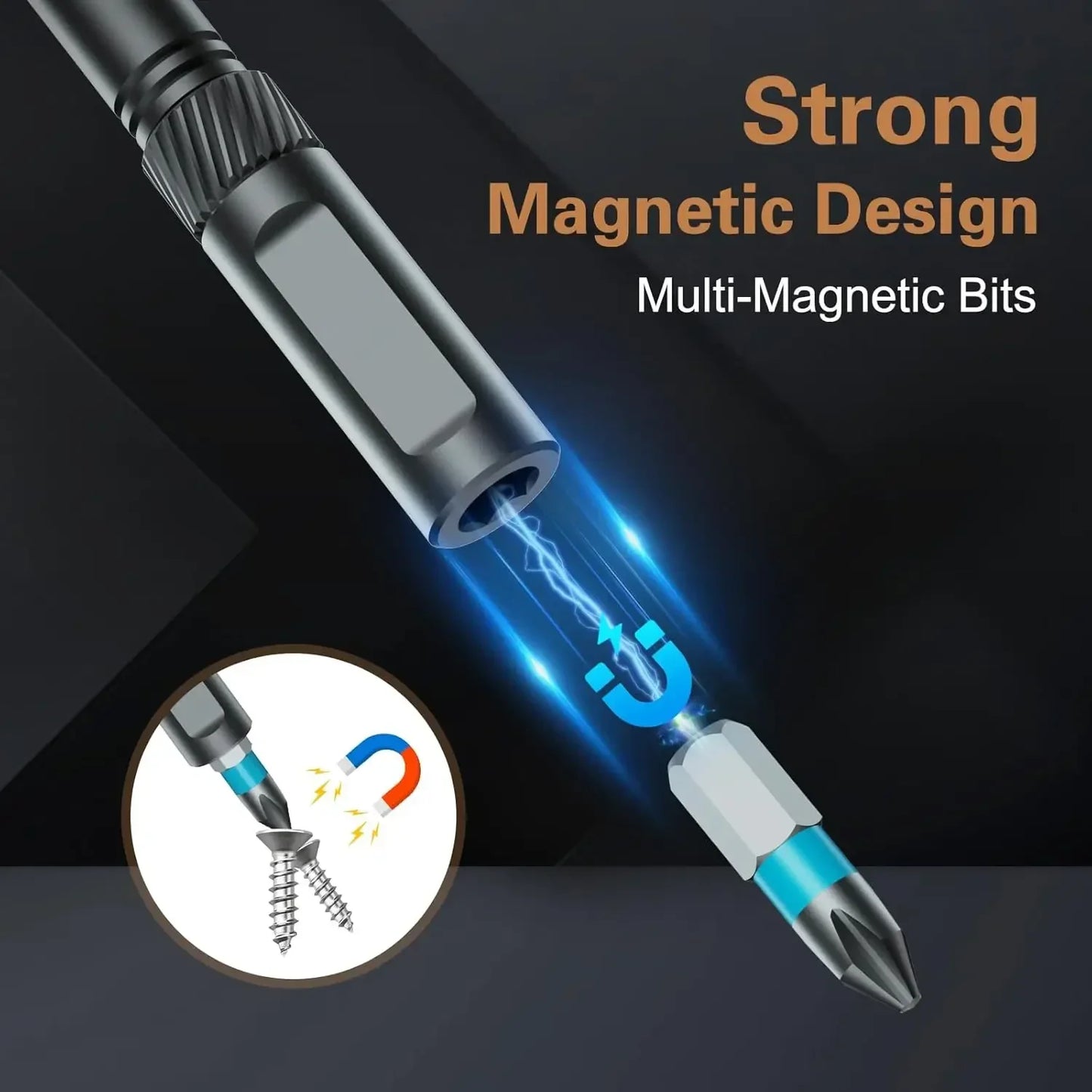 24-in-1 Magnetic Screwdriver and Ratchet Wrench Set – Multifunctional Hand Tool Kit for Home Repair, DIY, and Maintenance