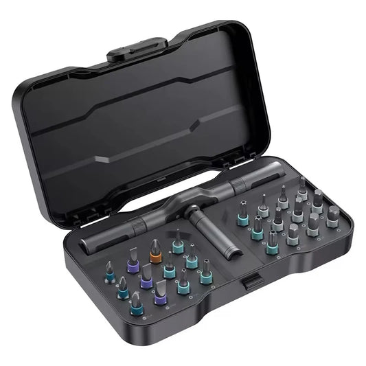 24-in-1 Magnetic Screwdriver and Ratchet Wrench Set – Multifunctional Hand Tool Kit for Home Repair, DIY, and Maintenance