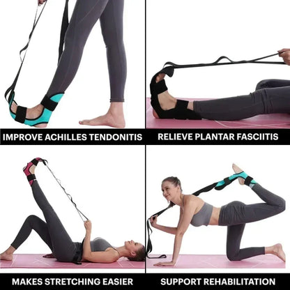 Foot & Calf Stretching Strap for Flexibility & Recovery