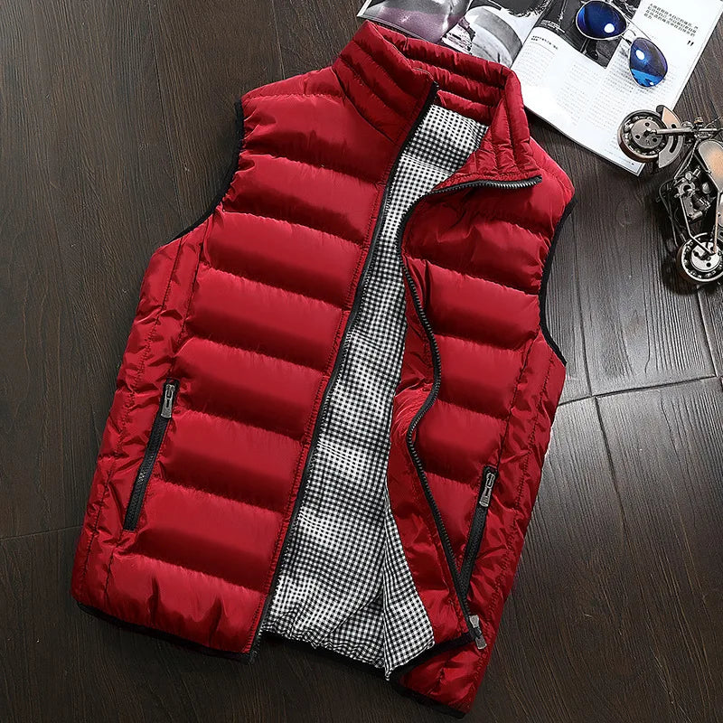 Men’s Heated Vest – Windproof Electric Heated Jacket, USB Rechargeable, Sleeveless Winter Warm Thermal Waistcoa