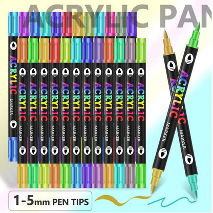 Double-End Art Markers for Kids & Adults