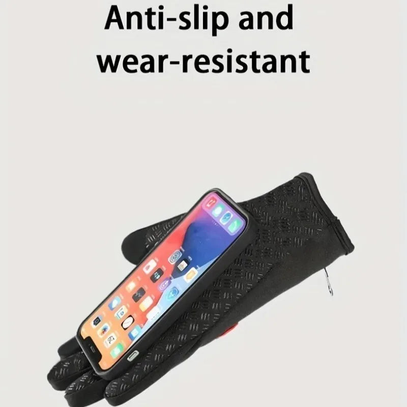 Thermal Touchscreen Gloves - Windproof Winter Gloves for Cycling, Driving & Outdoor Use