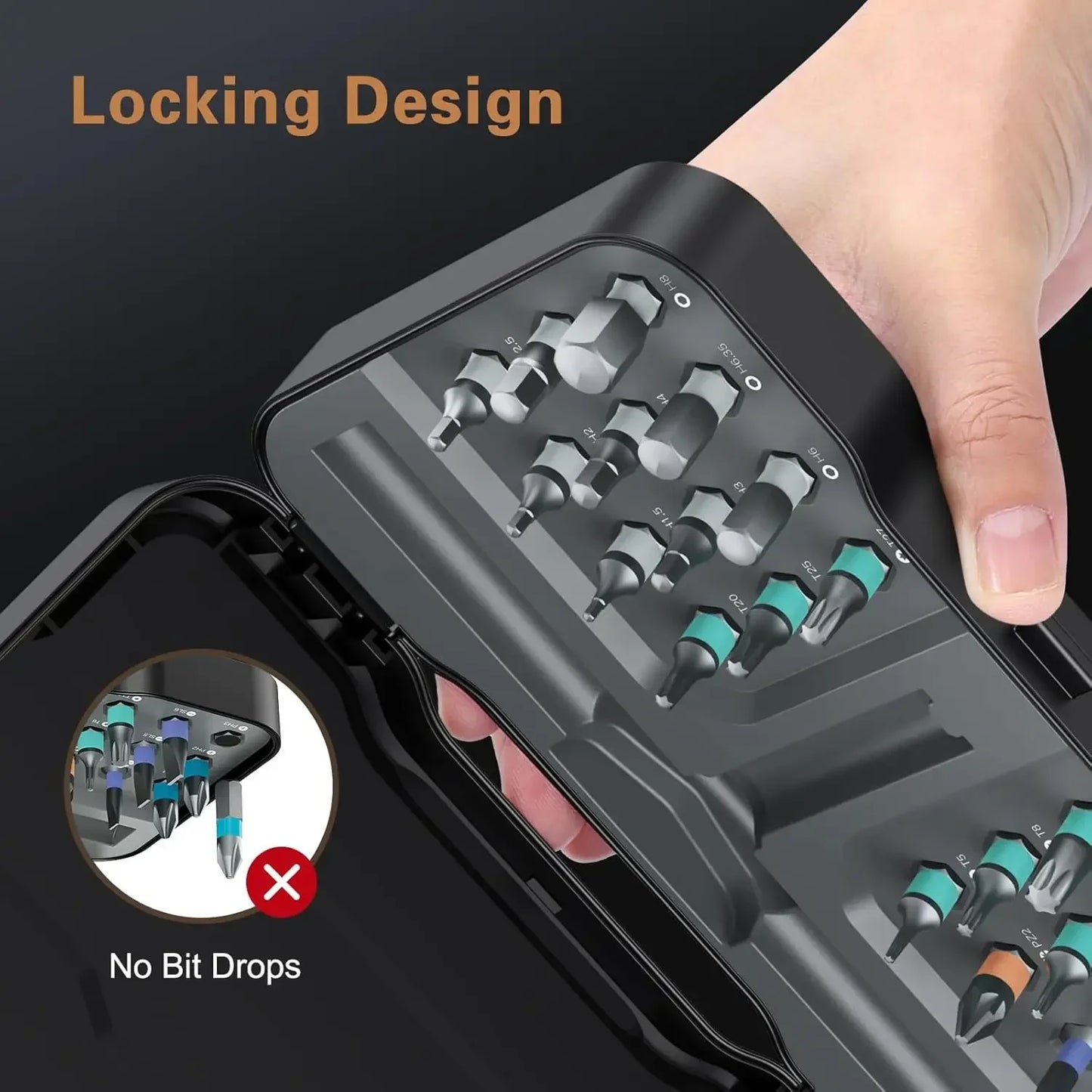 24-in-1 Magnetic Screwdriver and Ratchet Wrench Set – Multifunctional Hand Tool Kit for Home Repair, DIY, and Maintenance